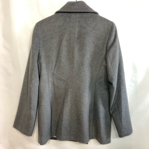Calvin Klein Double Breasted Peacoat Grey Size 10 - Picture 7 of 7